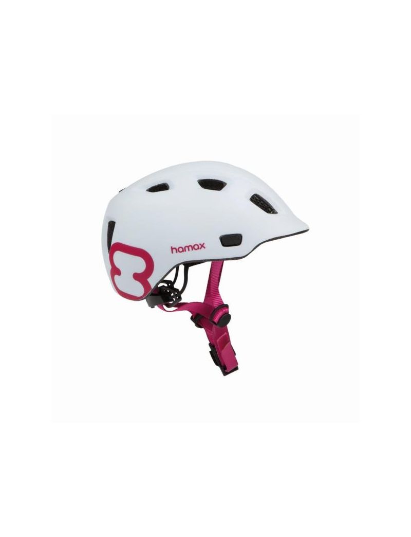 Hamax Kask THUNDERCAP biało-różowy 47-52 
