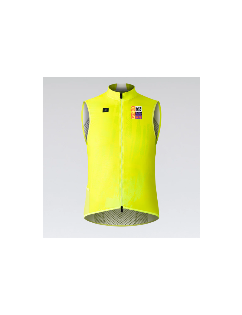 Kamizelka kolarska męska GOBIK Plus 2.0 Liquid Lime