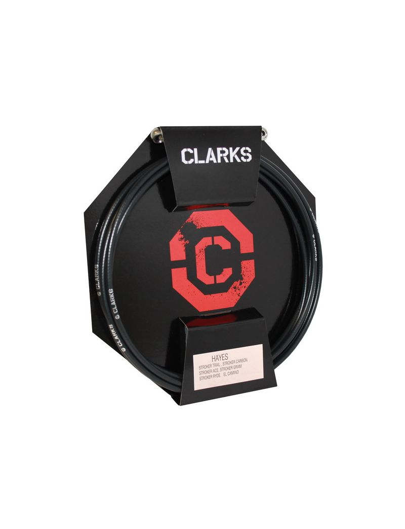 Przewód hamulca hydraulicznego CLARK'S HAYES (Stroker Ryde) z końcówkami przód tył 3000mm czarny 