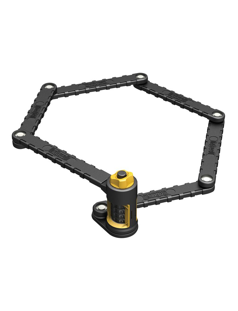 Zapięcie rowerowe ONGUARD Link Plate Lock K9 COMBO SKŁADANE 8115 - 88,5cm - SZYFR