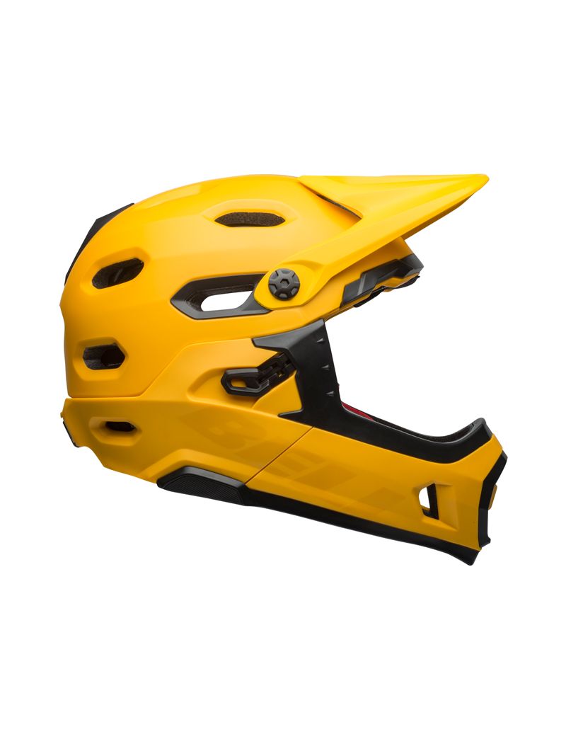 BELL SUPER DH MIPS SPHERICAL matte gloss yellow black kask-S