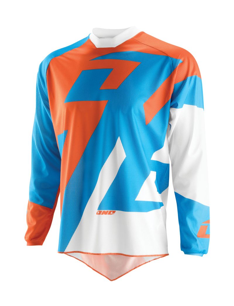Jersey ONE INDUSTRIES Atom Vented orange/cyan