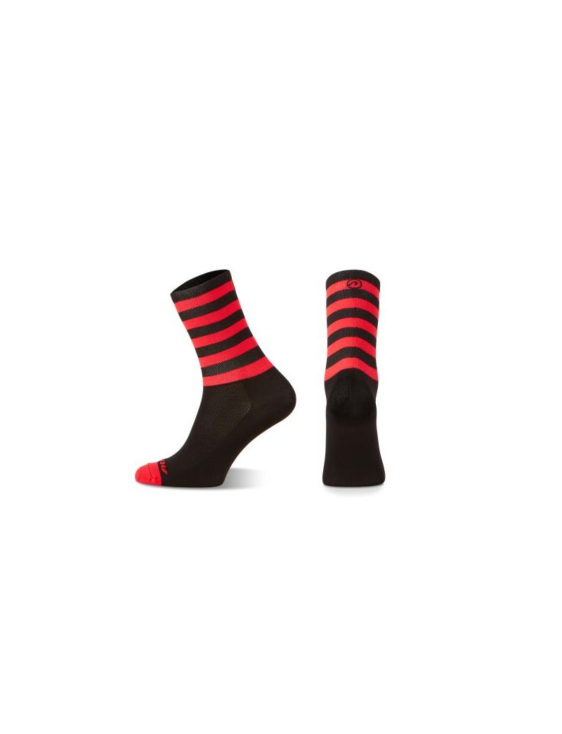 Skarpetki ACCENT Stripe Long czerwone