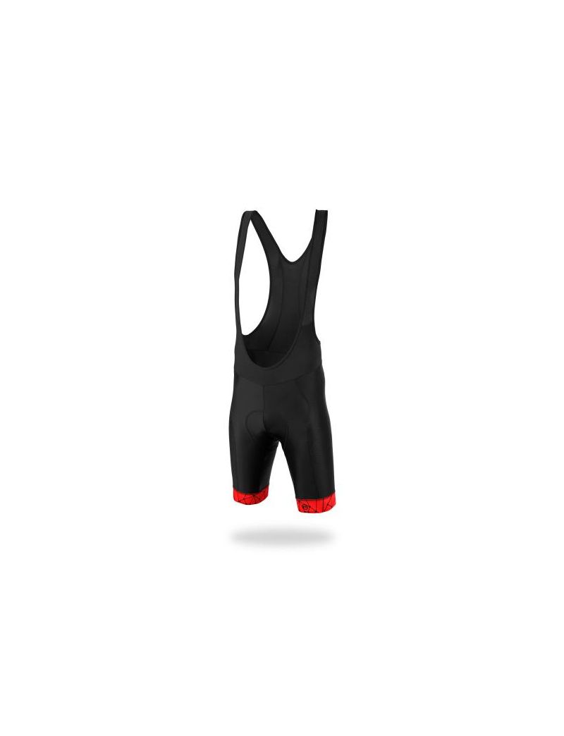 Accent Spodenki kolarskie Hero, czarno-czerwone, S 