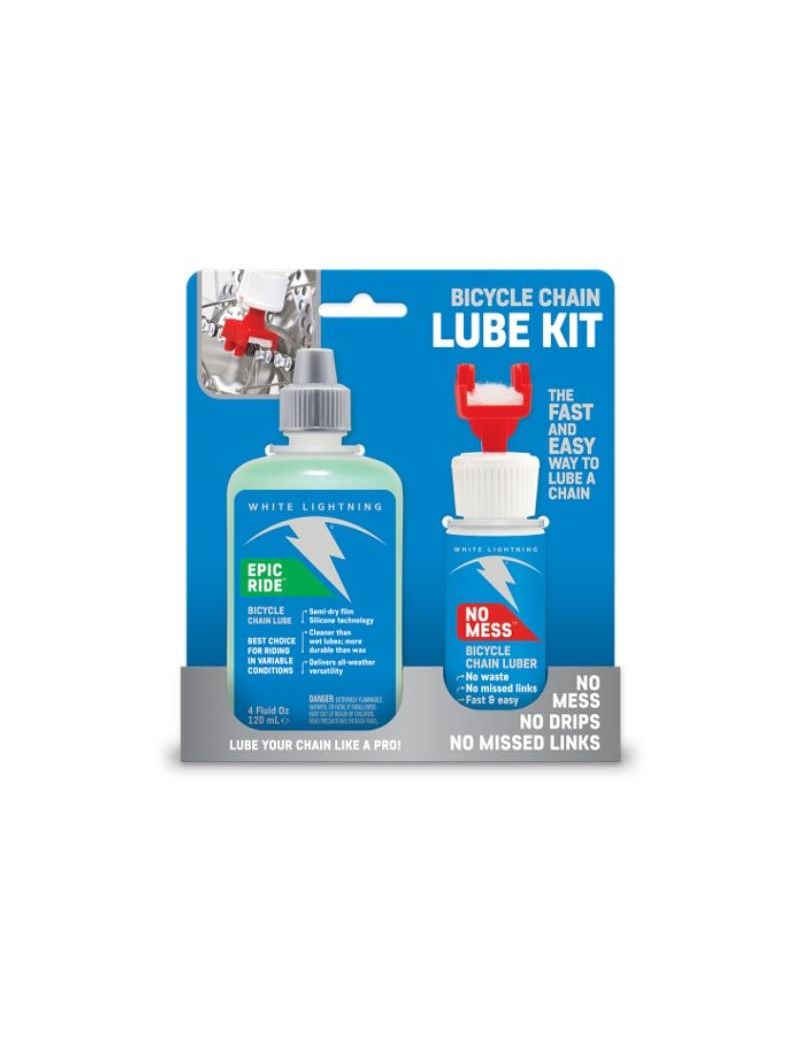 WHITE LIGHTNING Olej EPIC RIDE  syntetyczny 120ml  + Aplikator NO MESS 