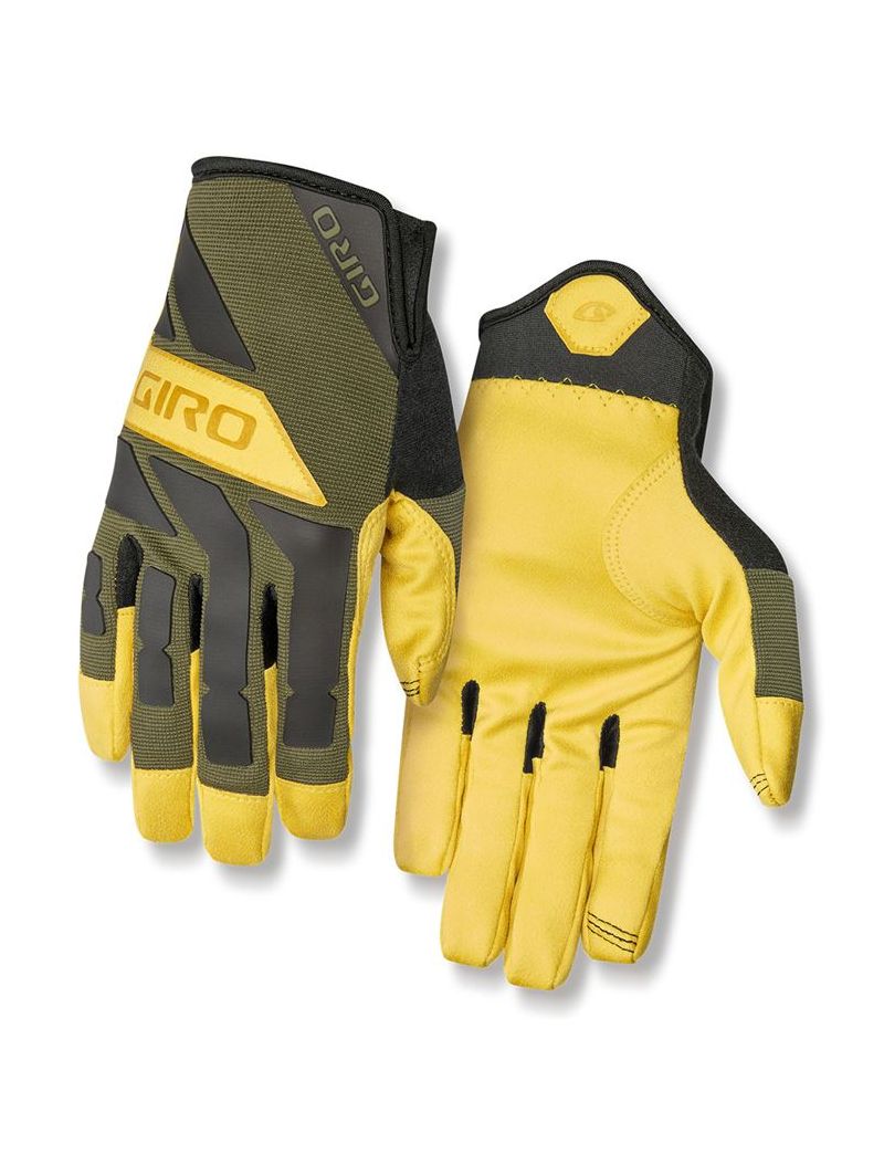 Rękawiczki męskie GIRO TRAIL BUILDER długi palec olive buckskin roz. XL (obwód dłoni 248-267 mm / dł. dłoni 200-210 mm) (NEW)