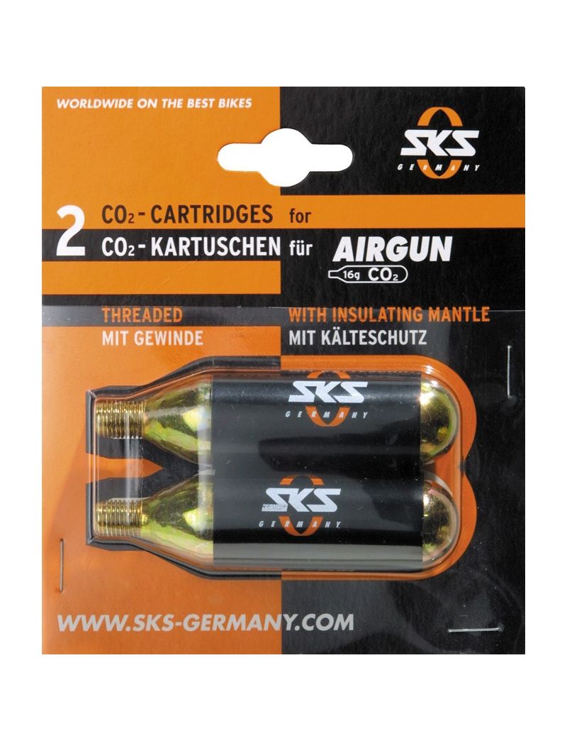 SKS Naboje CO2 do pompki AIRGUN 2*16g