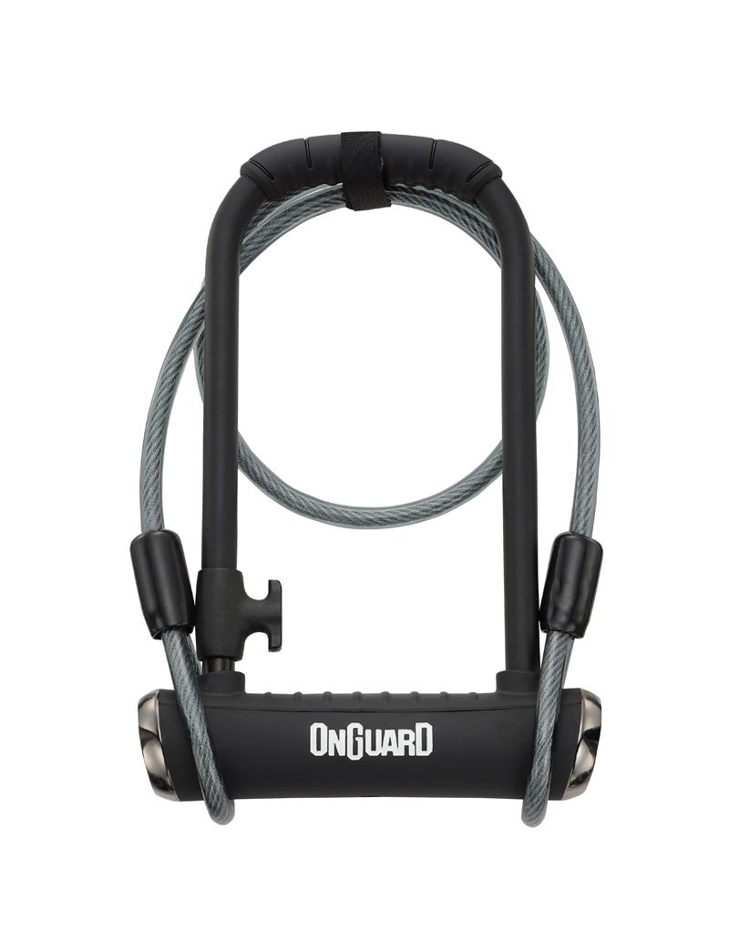 Zapięcie rowerowe ONGUARD PitBull DT X-SERIES 8005 U-LOCK - 14mm 115mm 230mm - 5 x Klucze z kodem + linka 10mm 120cm 