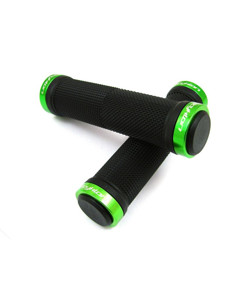 Chwyty BICYKLON Lock-On zielone