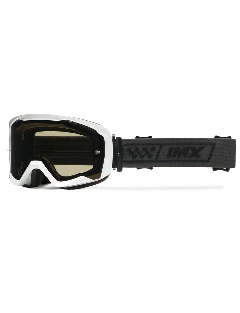 Gogle IMX Endurance Race White Gloss/Black (szyba dark smoke + clear)