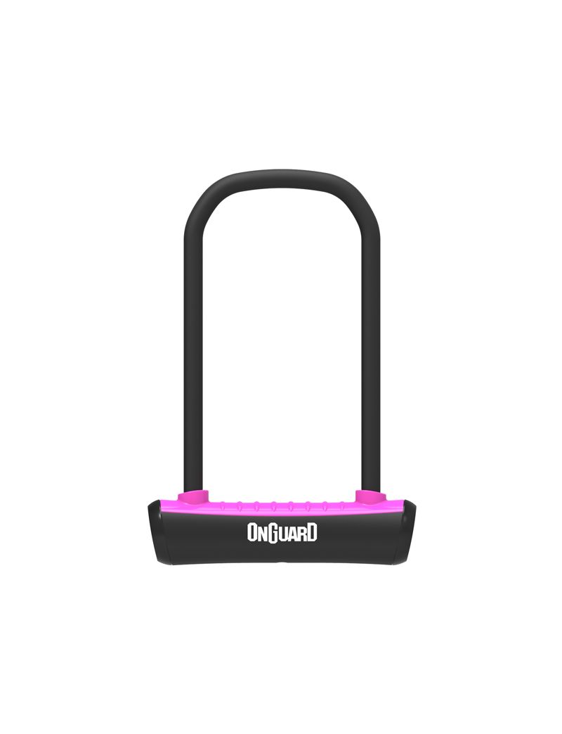 Zapięcie rowerowe ONGUARD NEON 8152PN U-LOCK - 115mm 292mm - uchwyt + 2 x Klucze różowe 