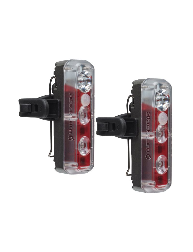 Zestaw Lampki BLACKBURN 2'FER XL USB przód 200 lumenów tył 40 lumenów czarna 2szt (NEW) 