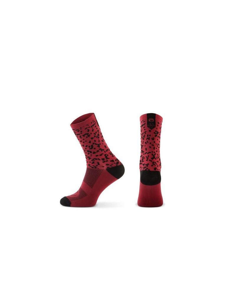 Skarpetki ACCENT Freak bordowo-czarne