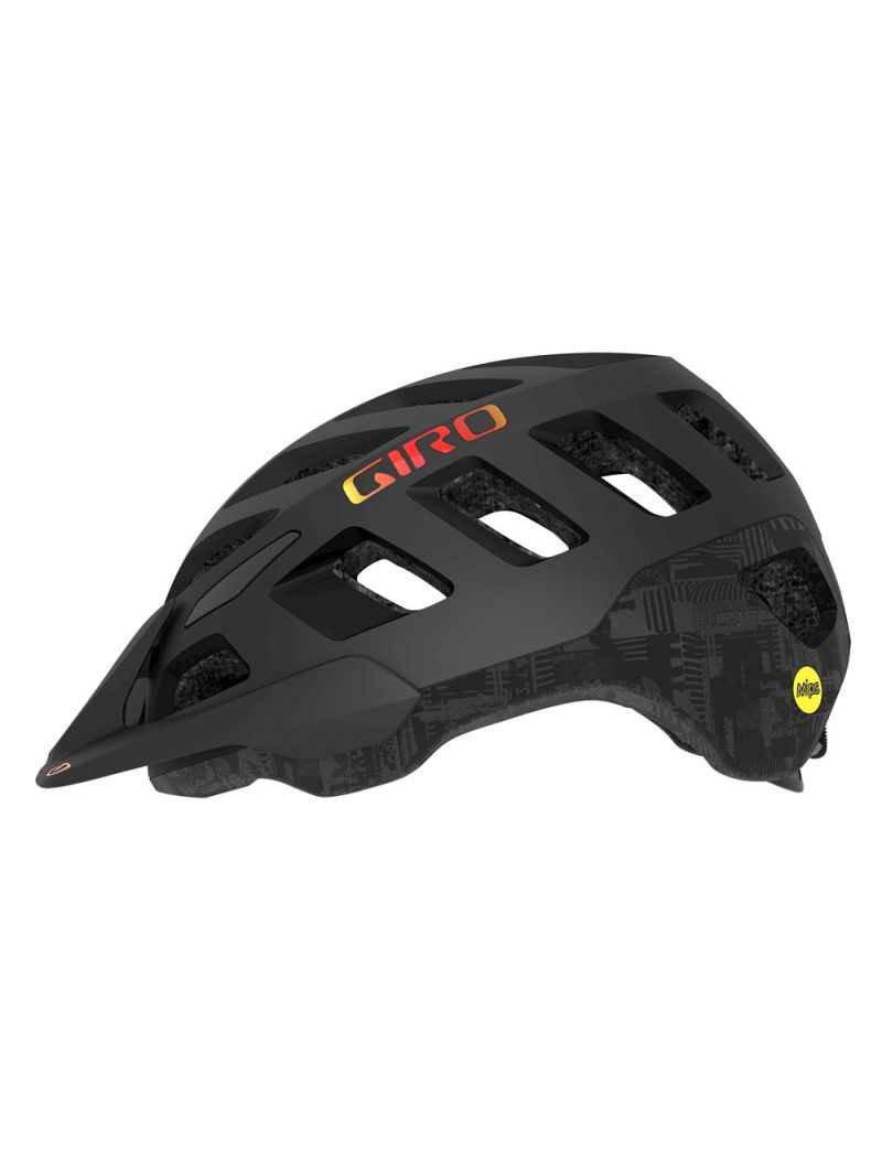 Kask mtb GIRO RADIX INTEGRATED MIPS matte black hypnotic roz. S (51-55 cm) (DWZ) (WYPRZEDAŻ -55%)