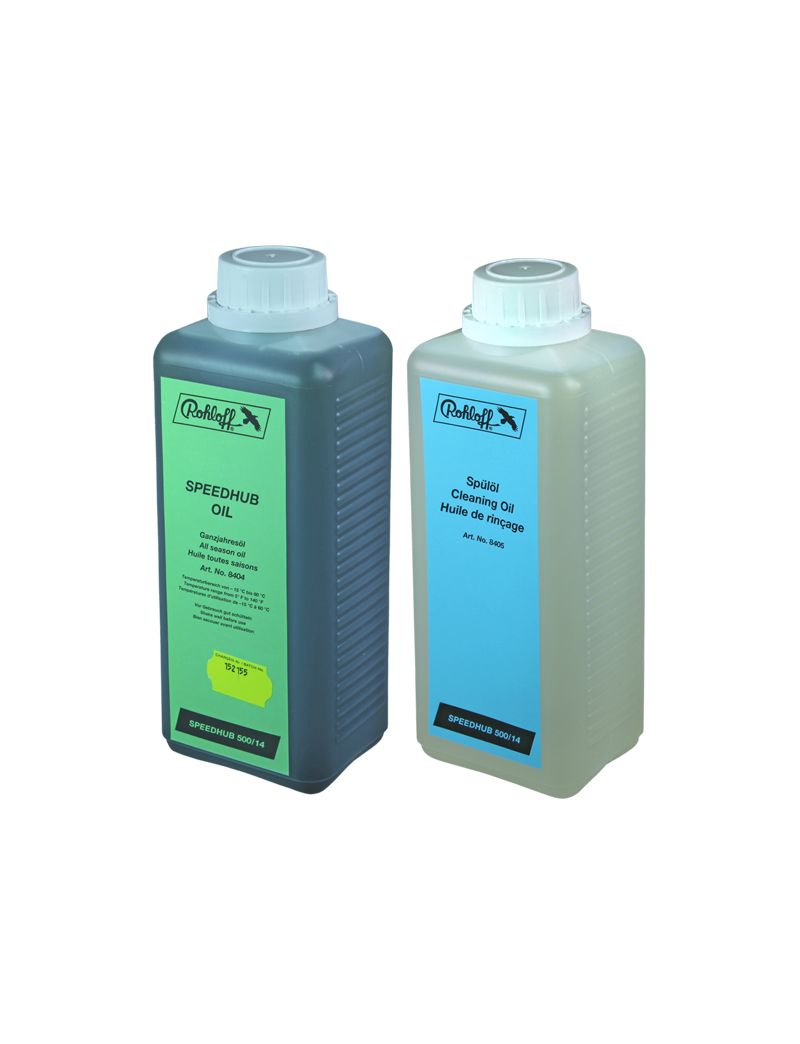 Zestaw do wymiany oleju w piaście ROHLOFF SPEEDHUB 500/14 (Olej całoroczny 1 litr + Olej czyszczący 1 litr) 