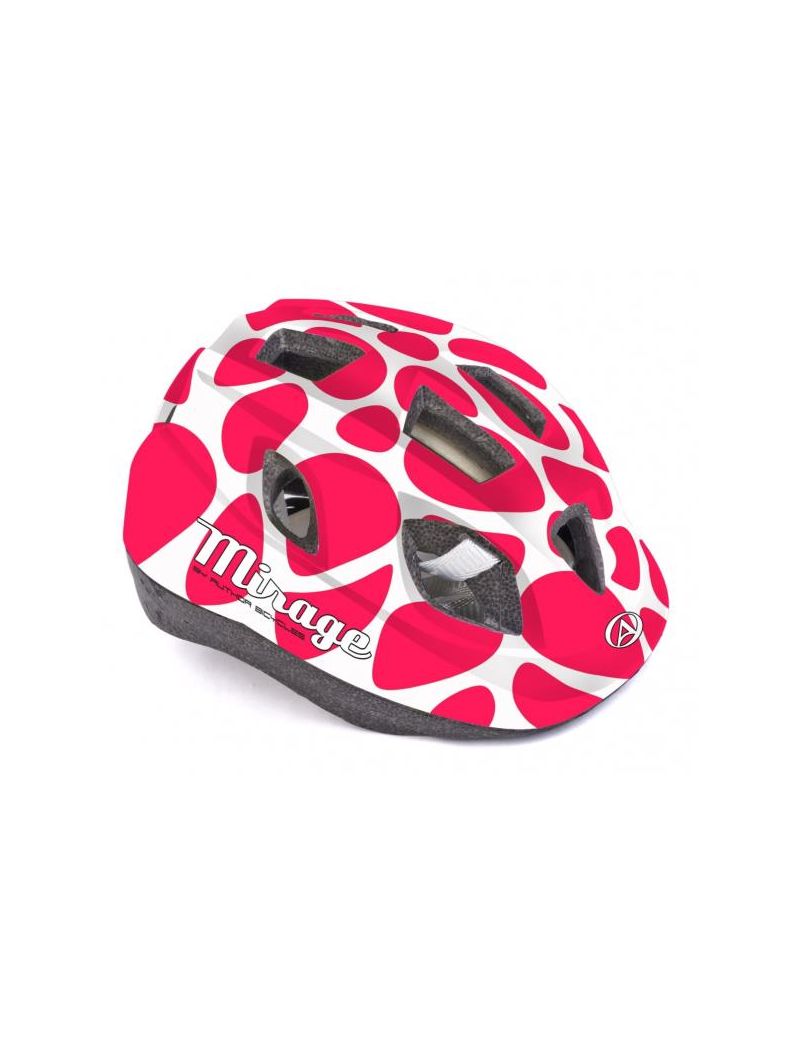  Kask AUTHOR MIRAGE czerwono-biały 48-54  [c]