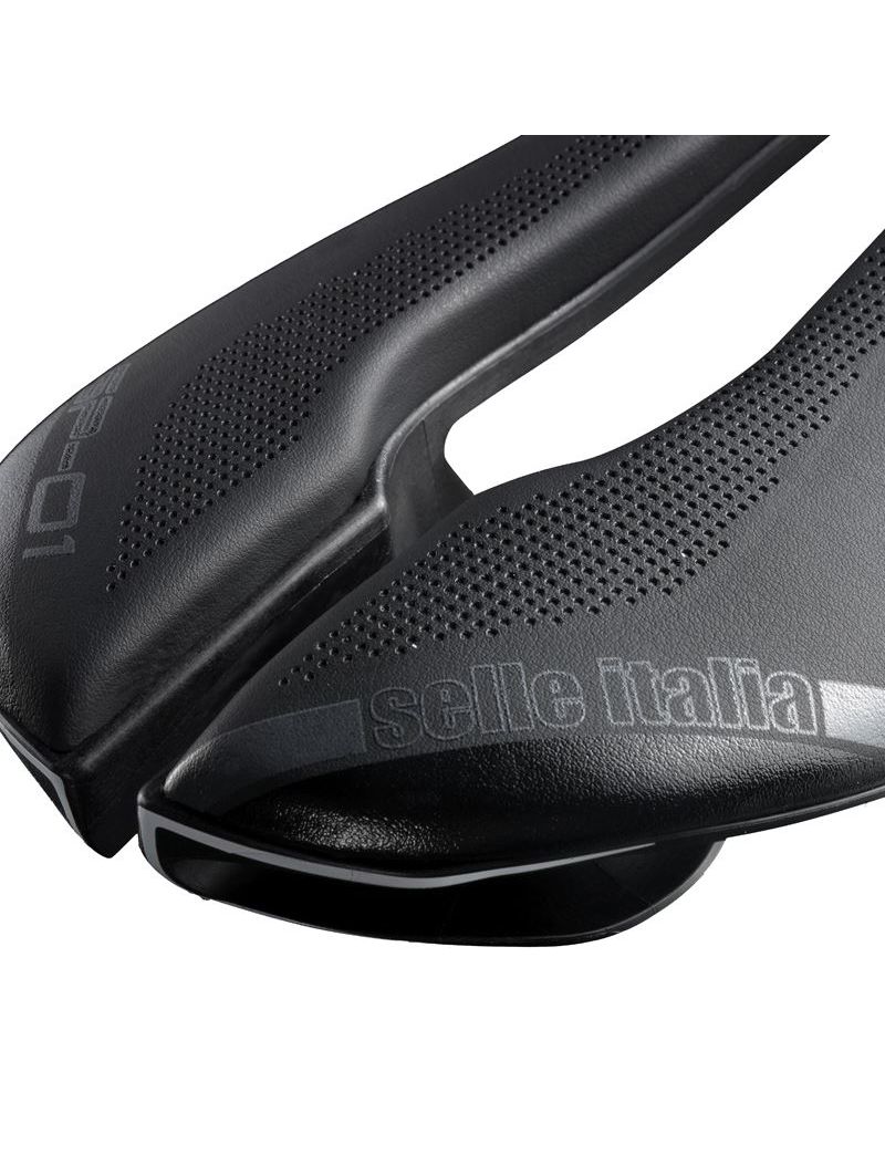 Siodło SELLE ITALIA SP-01 BOOST KIT CARBONIO SUPERFLOW S (id match - S3) carbon/keramic 7x9, fibra-tek, 163g czarne (NEW) 