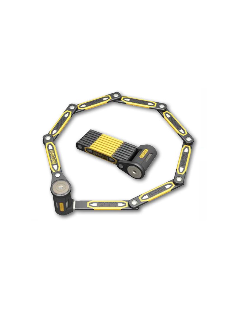 Zapięcie rowerowe ONGUARD Heavy Duty Link Plate Lock K9 SKŁADANE 8113 - 79cm - 5 x Klucze z kodem 