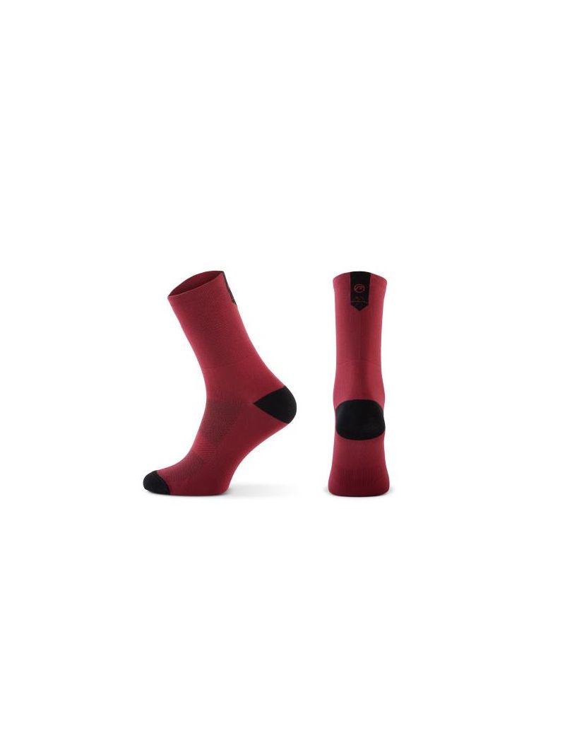 Skarpetki ACCENT Pure bordowo-czarne