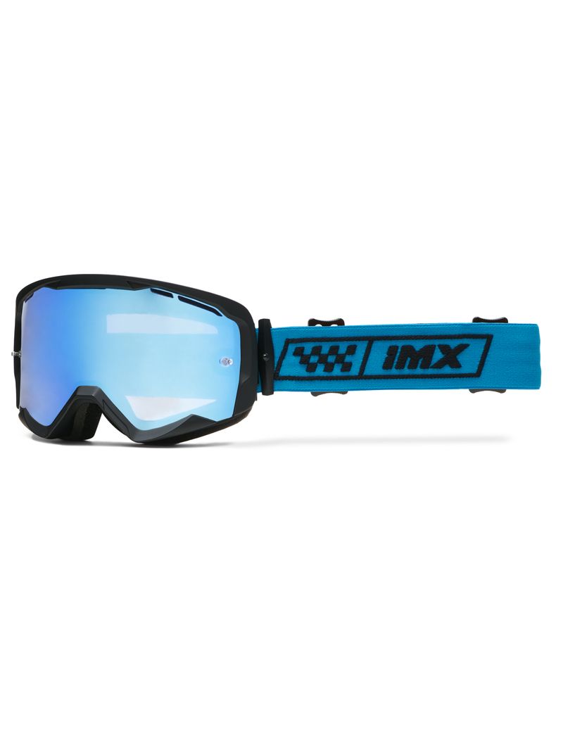 Gogle IMX Endurance Race Black Matt/Blue (szyba iridium blue + clear)