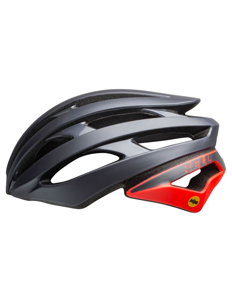 Kask szosowy BELL STRATUS INTEGRATED MIPS matte gloss gray infrared roz. M (55–59 cm) (NEW) 