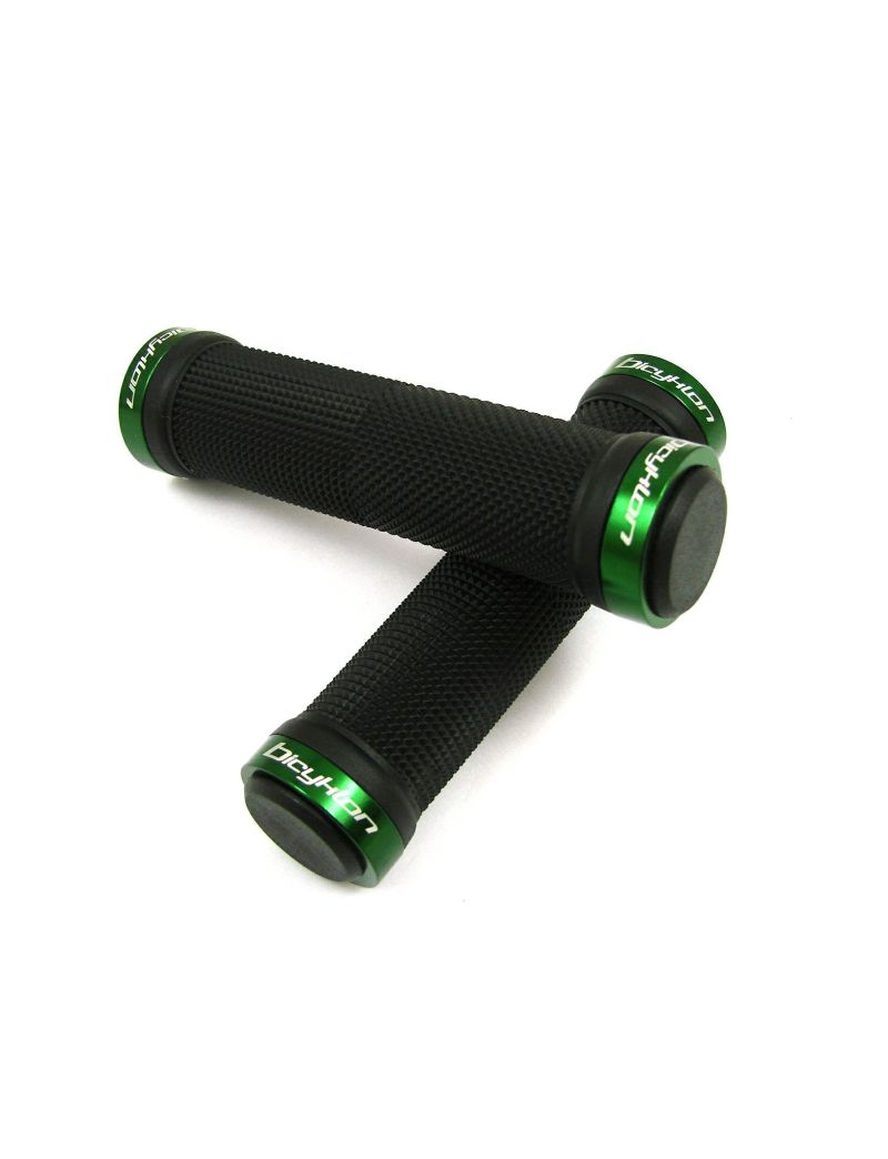 Chwyty Bicyklon lock-on ciemno-zielony 