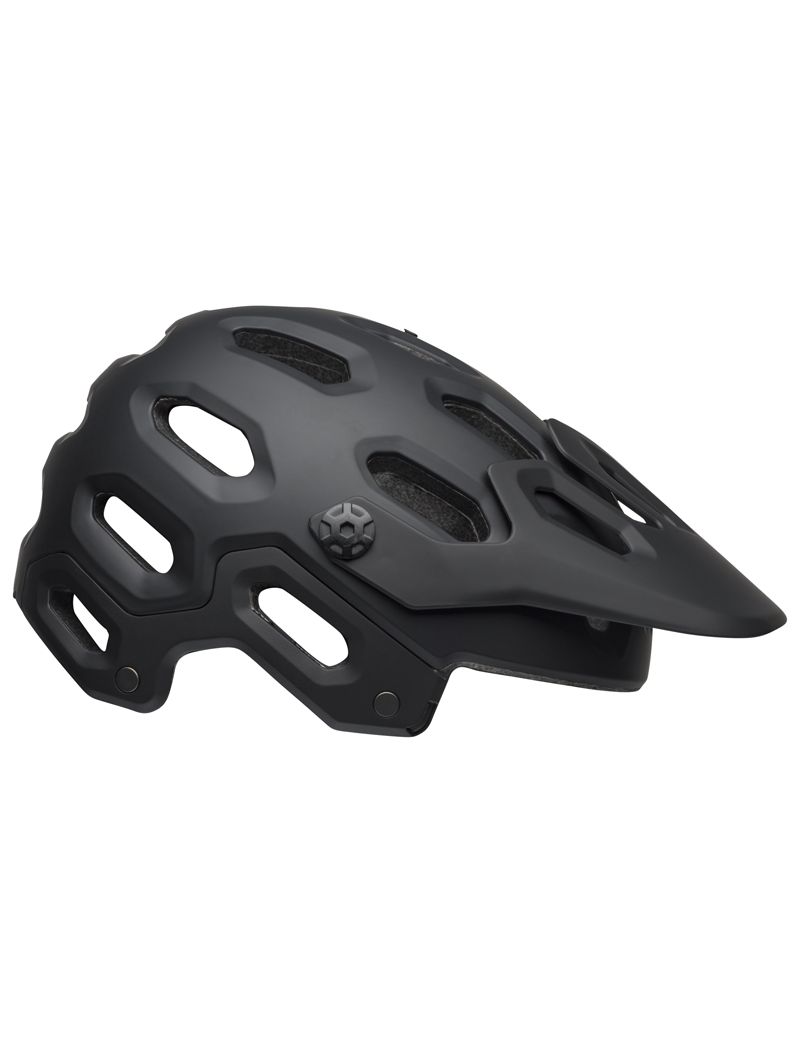 BELL SUPER 3 matte gloss black gray kask-L