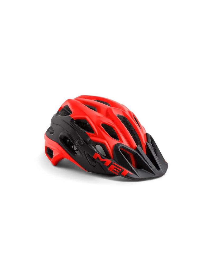MET Kask LUPO M czerwono-czarny 