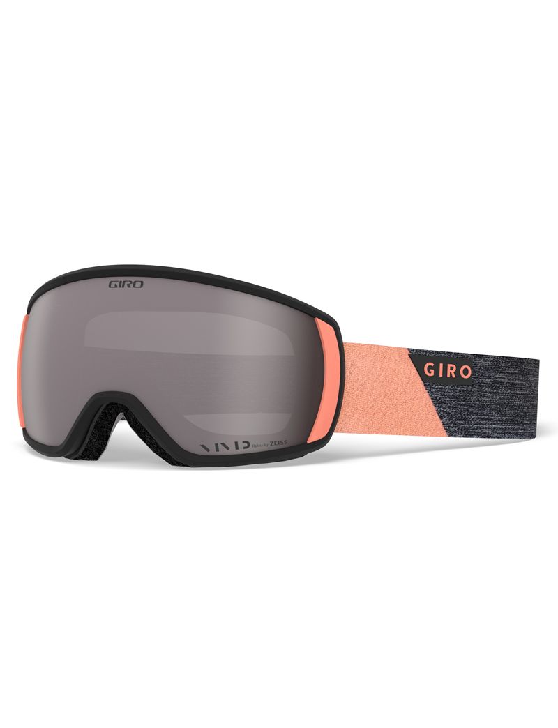 Gogle zimowe GIRO FACET GREY PEACH PEAK (szyba VIVID ONYX 14% S3) 