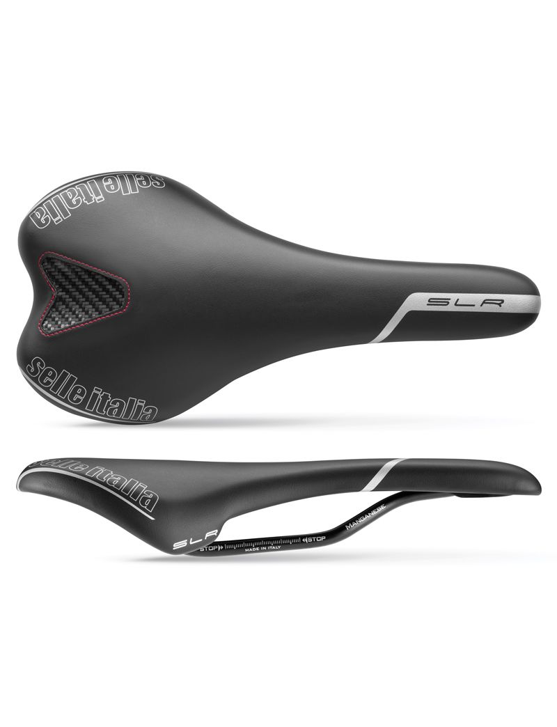 Siodło SELLE ITALIA SLR TM S (id match - S1) manganese tube 7, duro-tek, czarne (NEW)