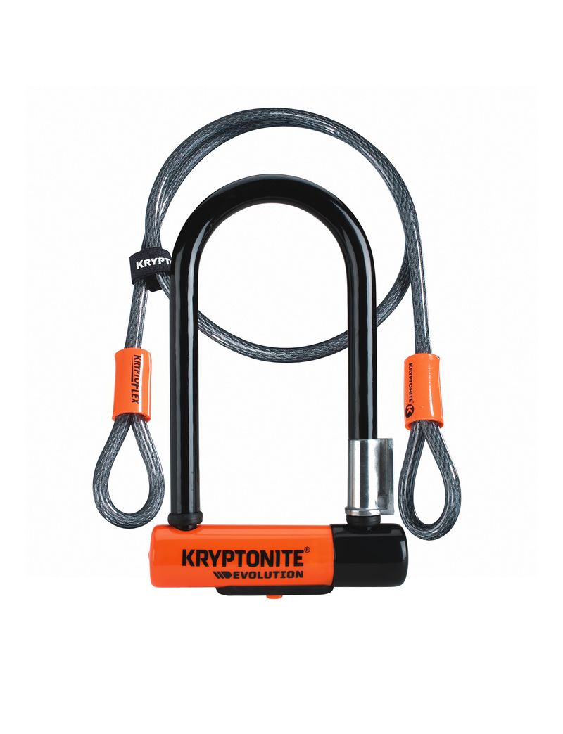 KRYPTONITE ZAPIĘCIE U-LOCK KRYPTONITE EVOLUTION MINI-7 (LINKA W ZESTAWIE) 8,3CM X 17,8CM 