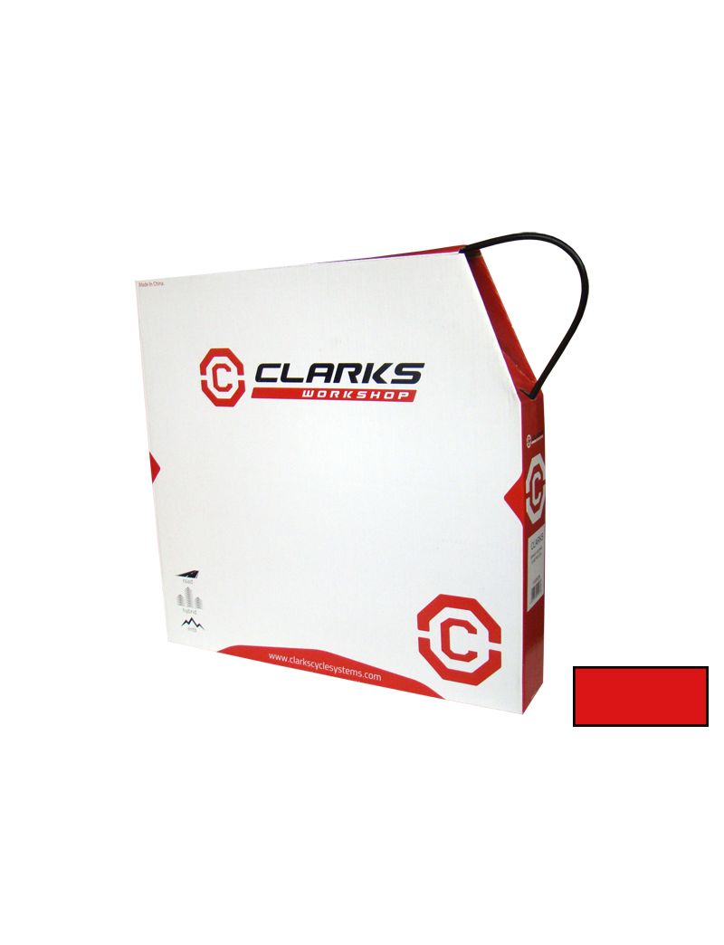 CLARK's SP4 pancerz przerzutki z teflonem 4mm czerwony