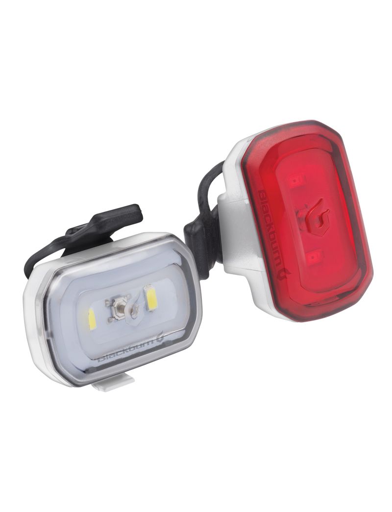 Zestaw lampki BLACKBURN CLICK USB przód 60 lumenów, CLICK USB tył 20 lumenów białe (NEW) 