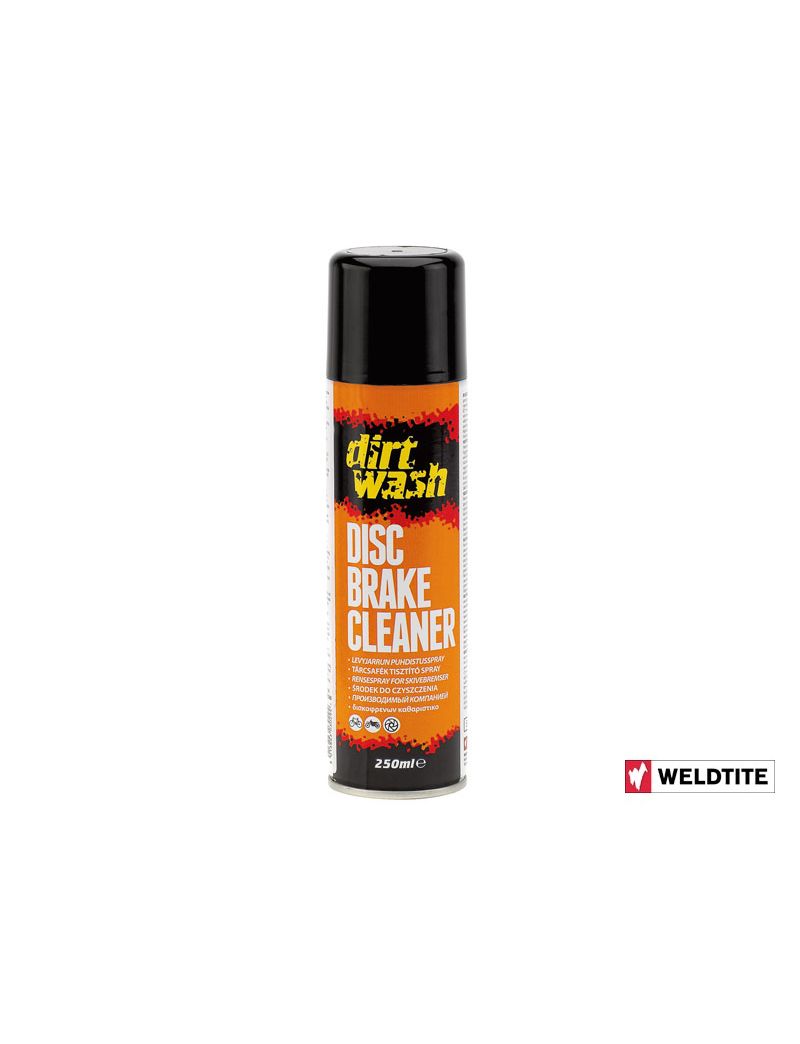 WELDTITE DIRTWASH disc brake cleaner spray 250ml