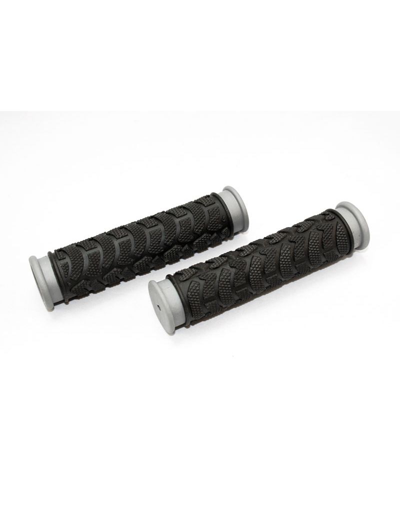 Chwyty kierownicy CLARKS C-49, Comfort, Czarno-szare 130mm