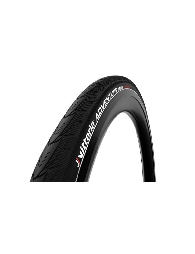 Vittoria Opona Adventure Tech G2.0 700x35C, czarna, drutowa, odblask 