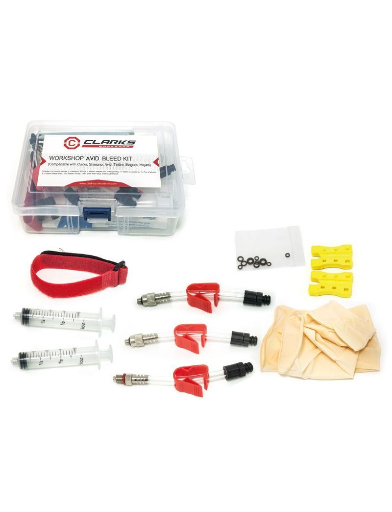 Zestaw do odpowietrzania hamulców hydraulicznych CLARK'S dla AVID 