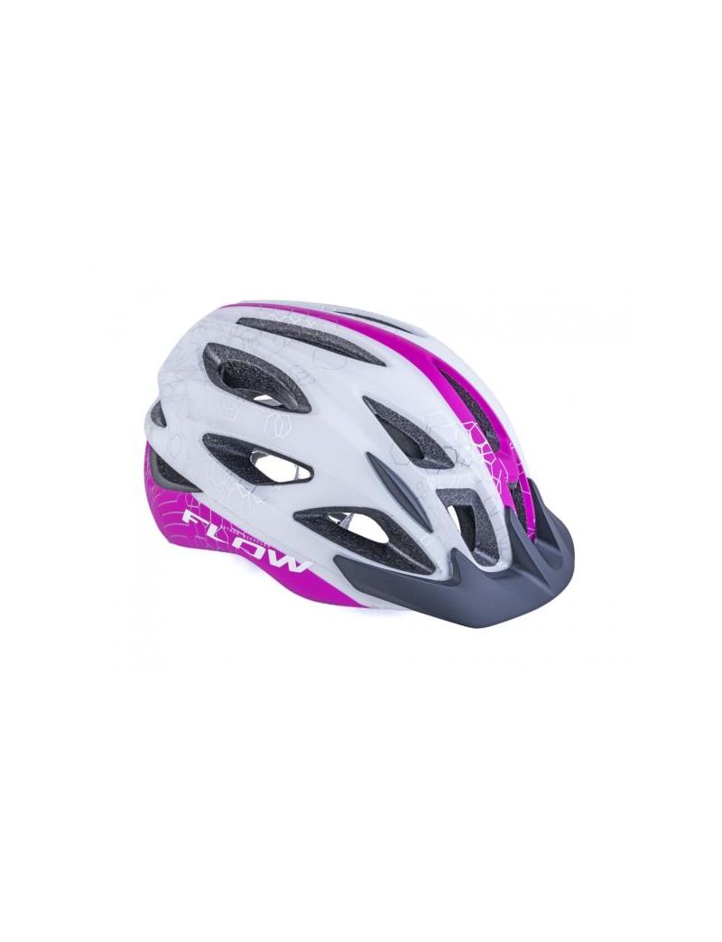 Kask AUTHOR FLOW X9 biało-różowy(fluo) 58-61 