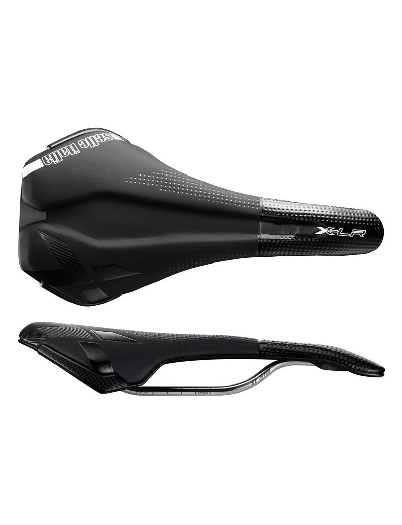 Siodło SELLE ITALIA X-LR S (id match - S1) TI 316 Tube 7, fibra-tek, 178g czarne (NEW)