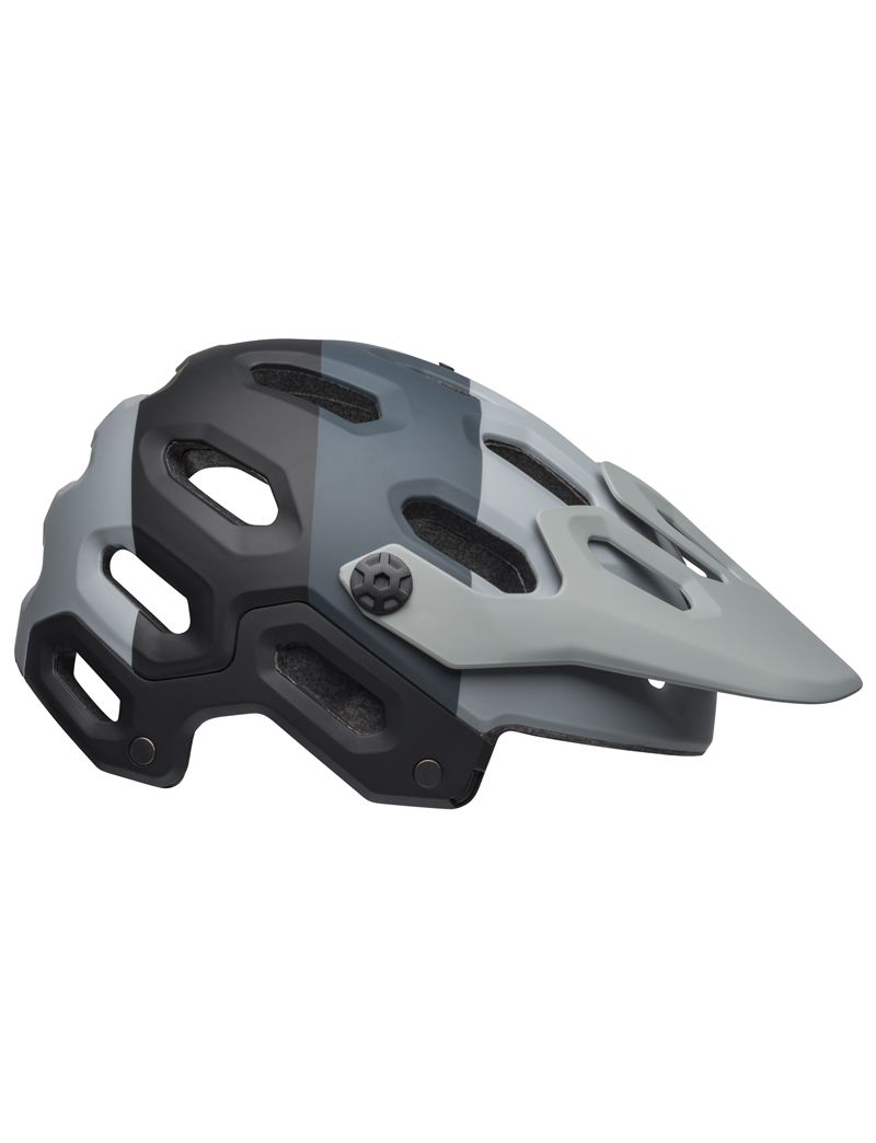 BELL SUPER 3 downdraft matte gray gunmetal kask-M