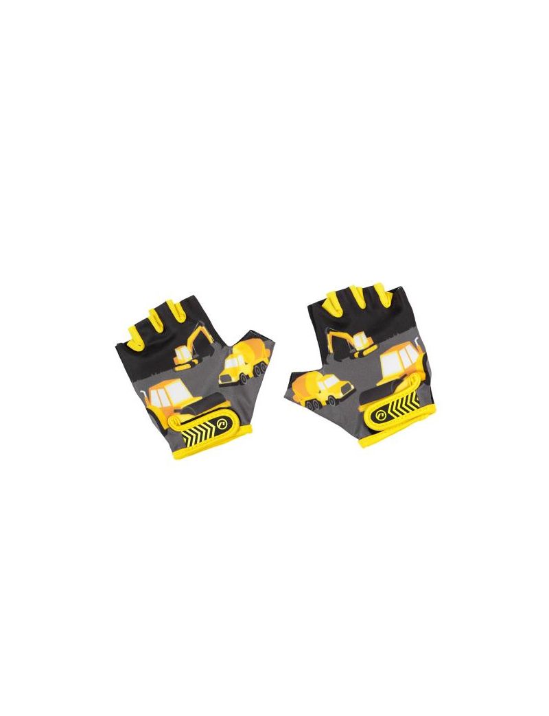 Accent Rękawiczki dziecięce Track, czarno-żółte, L/XL 