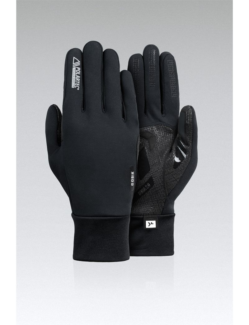 Rękawiczki kolarskie GOBIK Polartec&reg; Bora 2.0 True Black