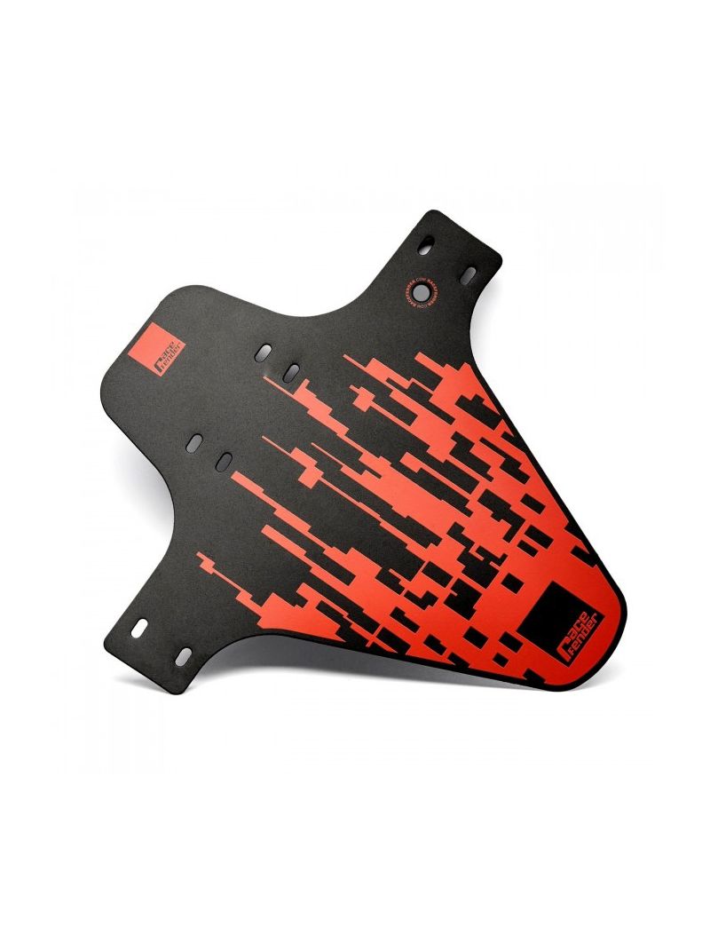 Błotnik przedni RACEFENDER Pixel czerwony + zip