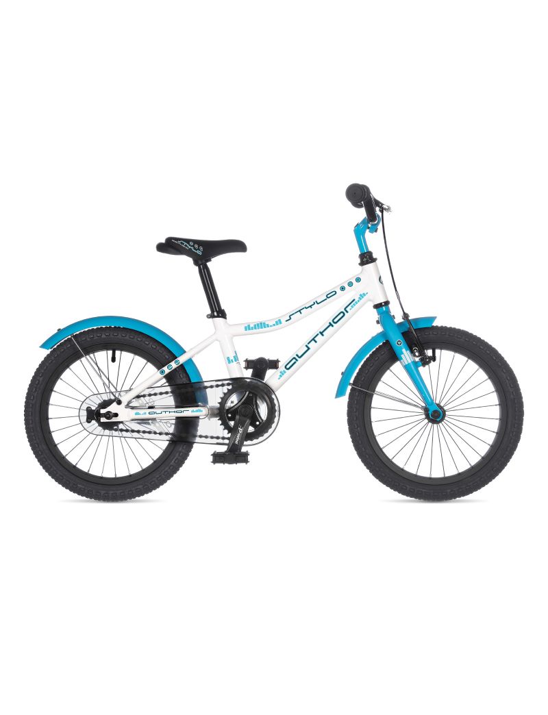 Rower dziecięcy AUTHOR Stylo 16" biało/niebieski