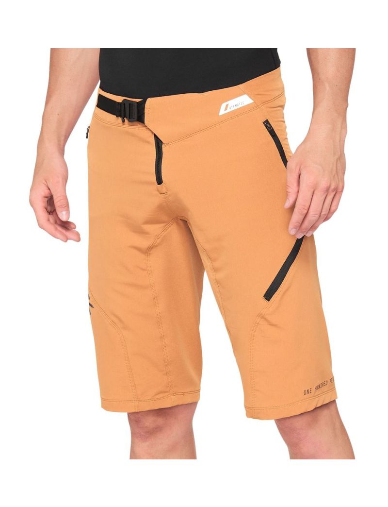 Spodenki 100% Airmatic 32 Caramel