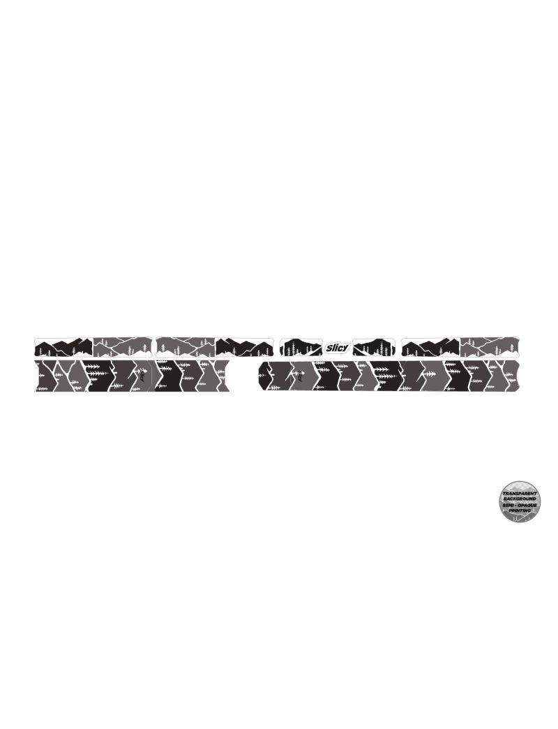 Folia ochronna SLICY - SUBLIMISTICK COLOR - BLACK FORREST MATT