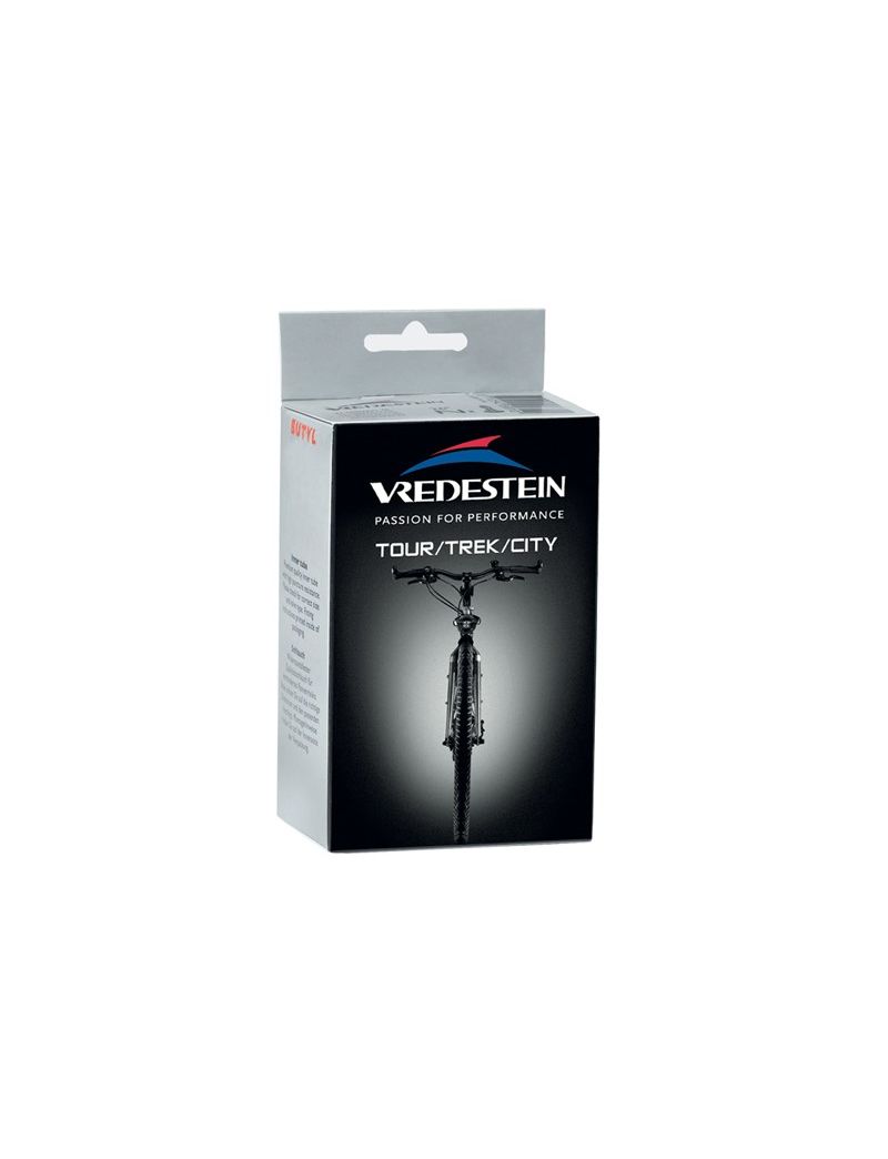 Dętka trekking VREDESTEIN Tour/Trek/City 27x1.5 - 28x1.5/8/x1.5 (32/47-609/635), Presta 50mm, 185g (NEW)