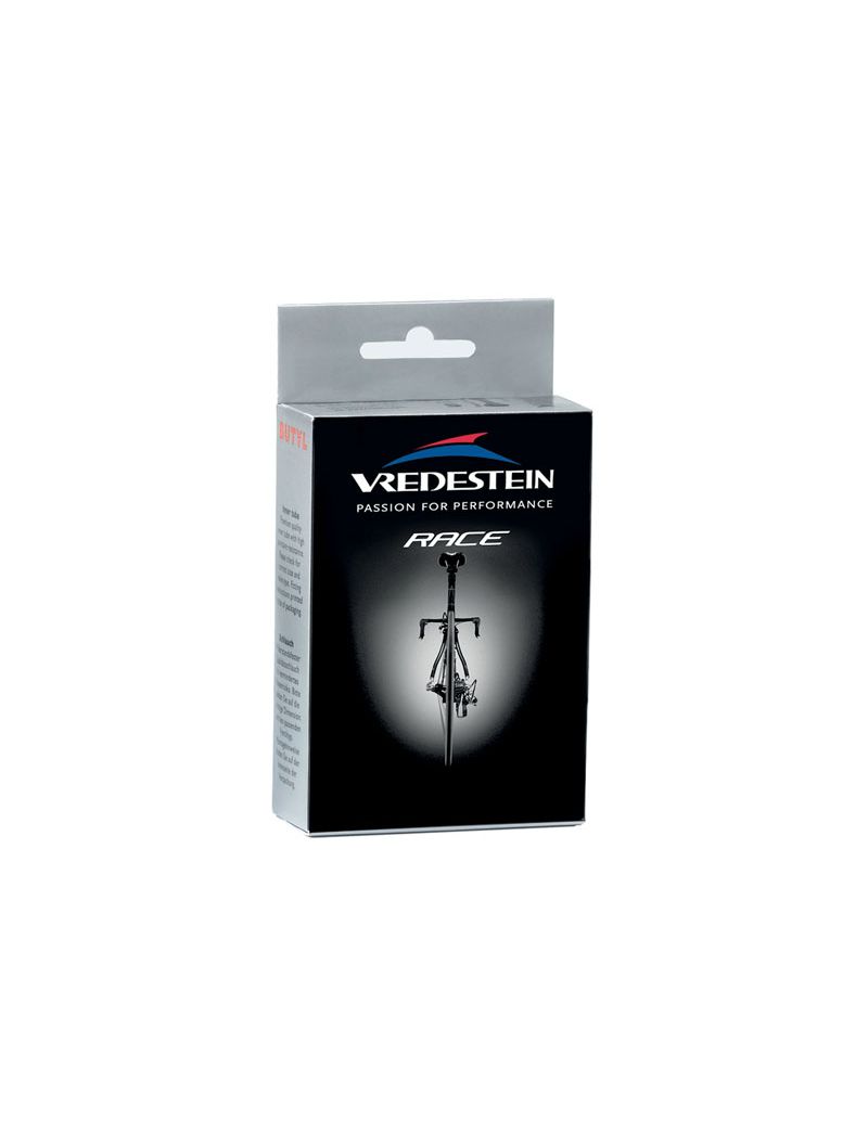 Dętka szosowa VREDESTEIN Race, Butylowa, 700x18C/28C (18/28-622/630), Presta 50mm, 115g (NEW)