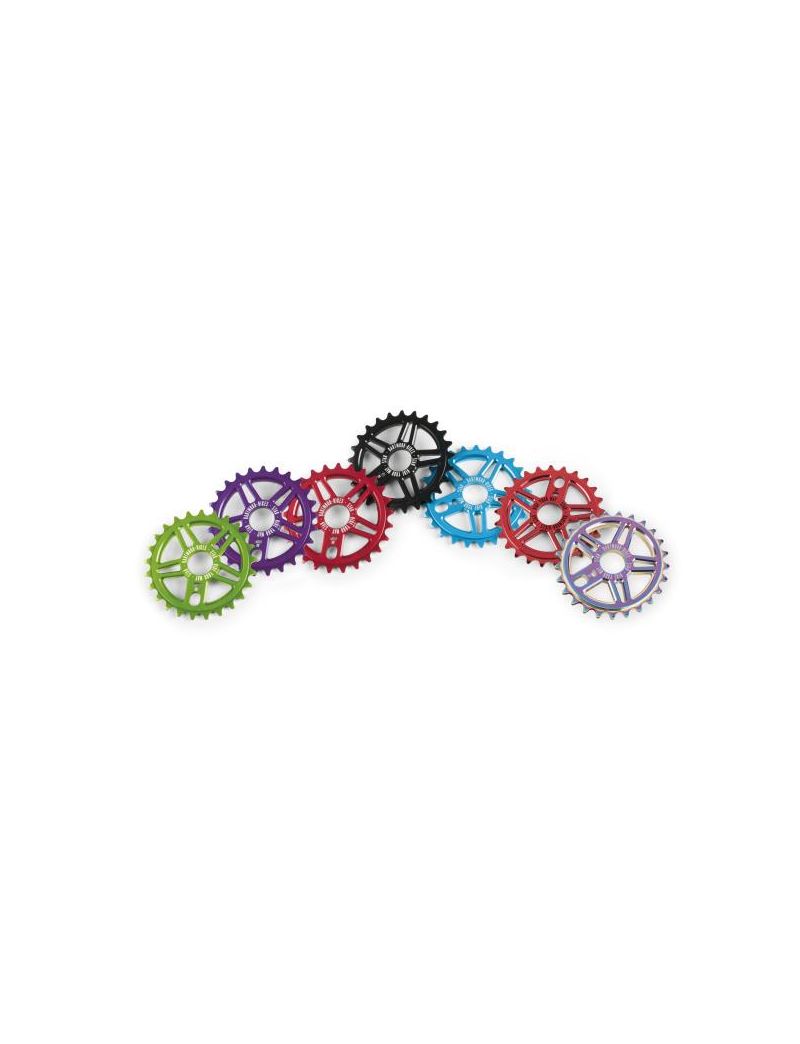 Zębatka BMX Star, alu 7075, 25 zębów, czarna anodowana