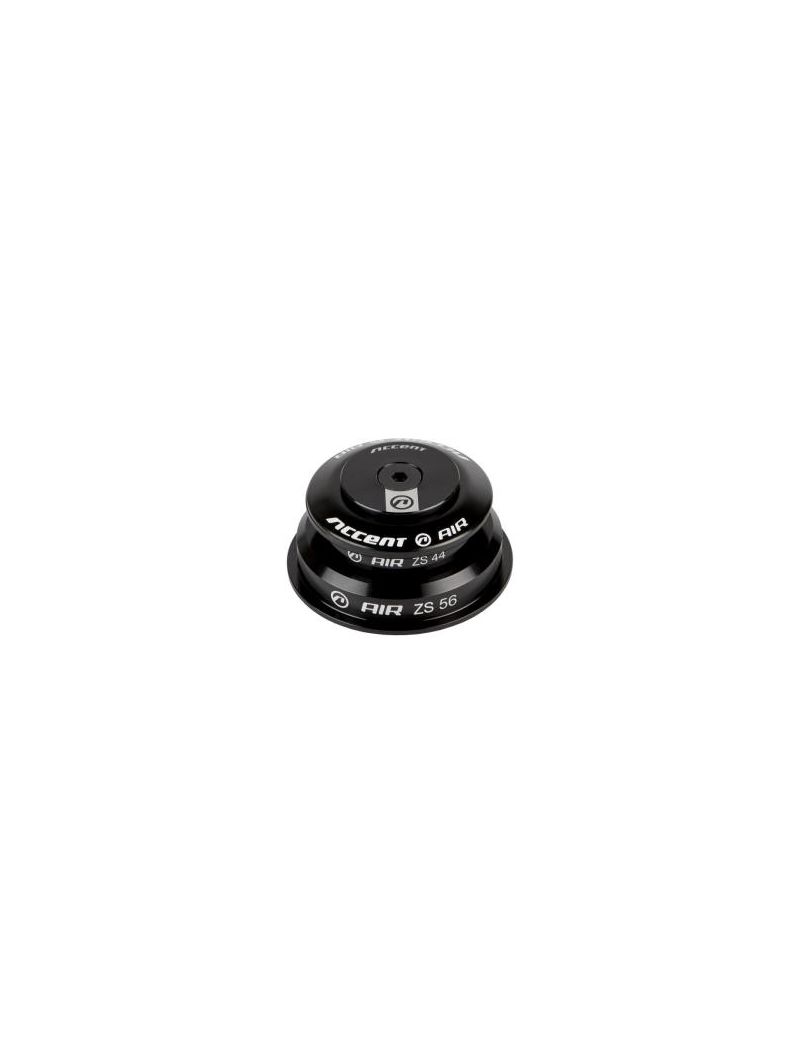 Stery pół-zintegrowane HSI-AIR Taper 1-1/8"-1.5" ZS44/ZS56 taper, łożyska maszynowe, czarne
